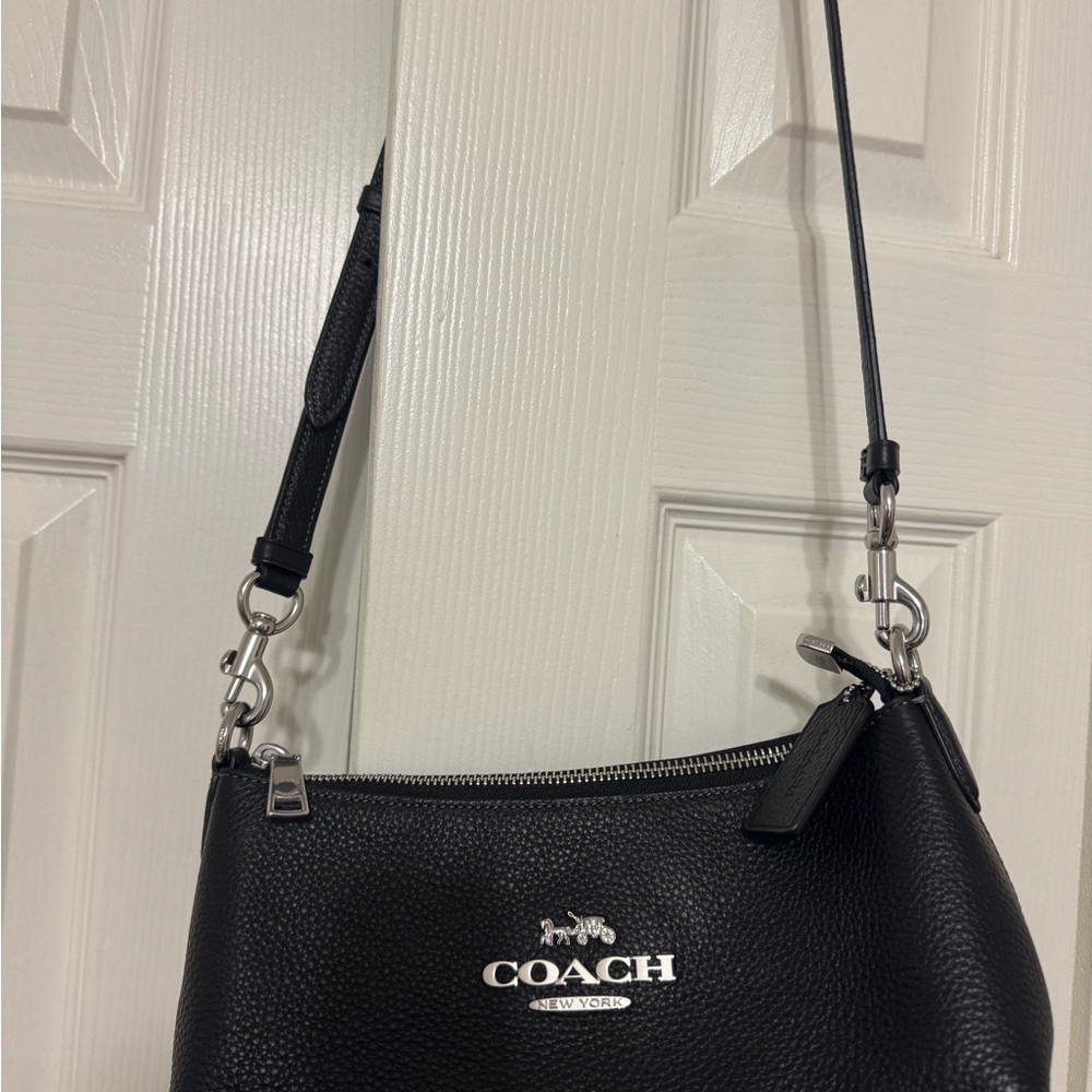 Coach Black Leather Women's Bag